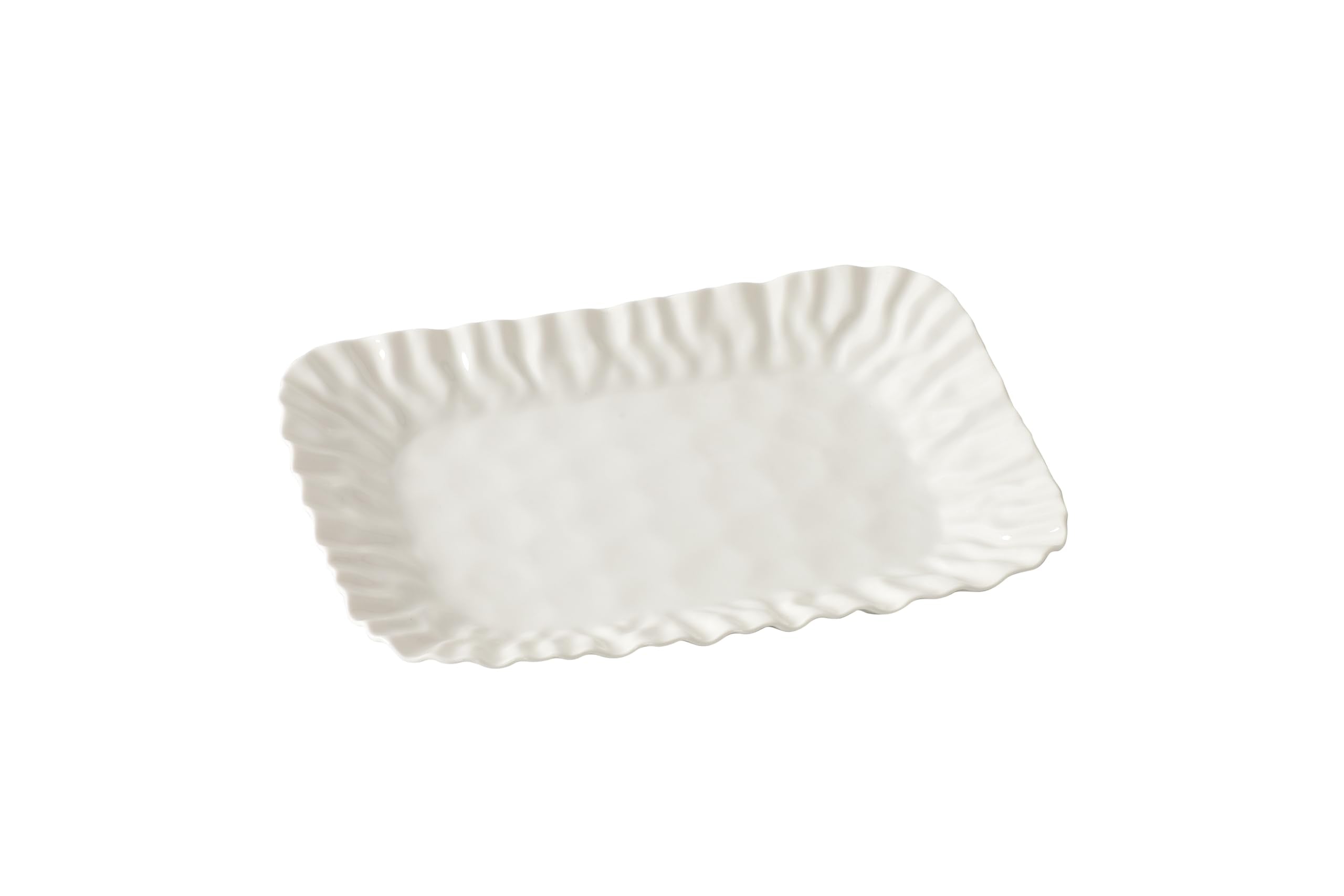 Pampa Bay Mascali Bianca Small Deep Tray, 12 x 8 x 1