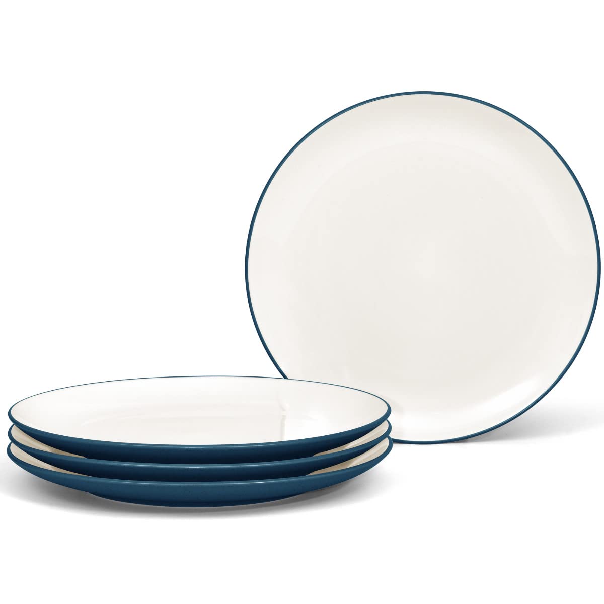 Noritake Colorwave Blue Set of 4 Coupe Dinner Plates, 10-1/2
