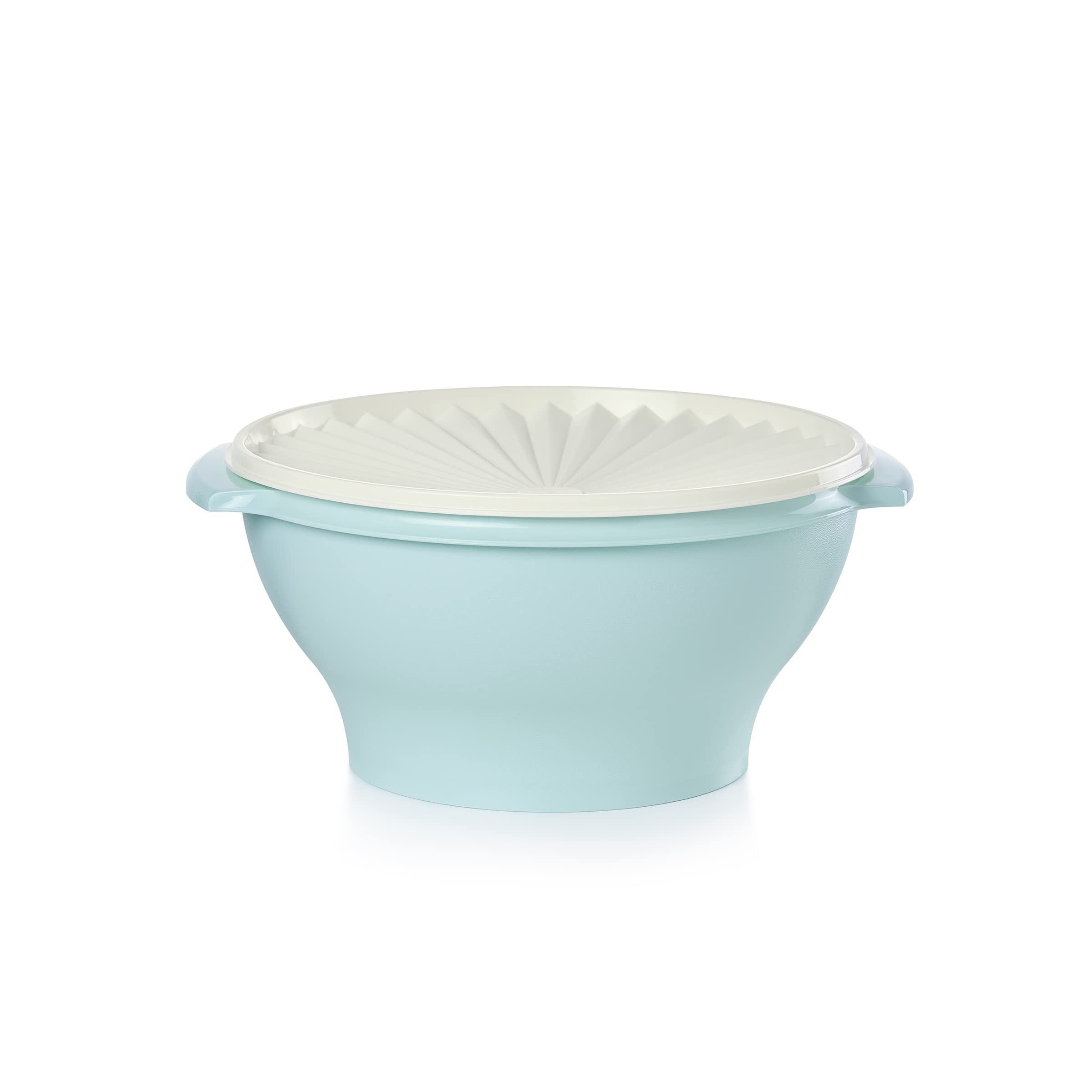 Tupperware Heritage Collection 17.25 Cup Bowl With Starburst Lid - Light Blue Vintage Color, Dishwasher Safe & Bpa Free - (4.1 L