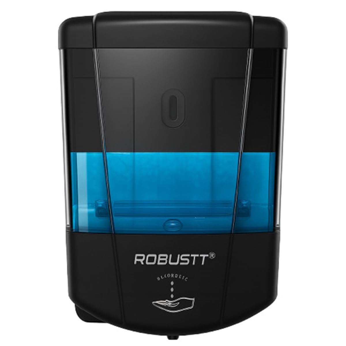 Robustt Automatic Sensor Soap Dispener 700Ml | Black | Dispenser Wall Mount | Works On 4 Aa Battery(Not Included) | Touchless Sm