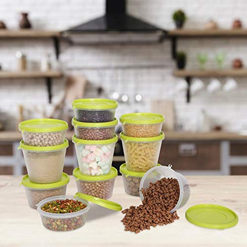 Cutting Edge Nesterware Stackable Food Container (Set Of 12, Purple)