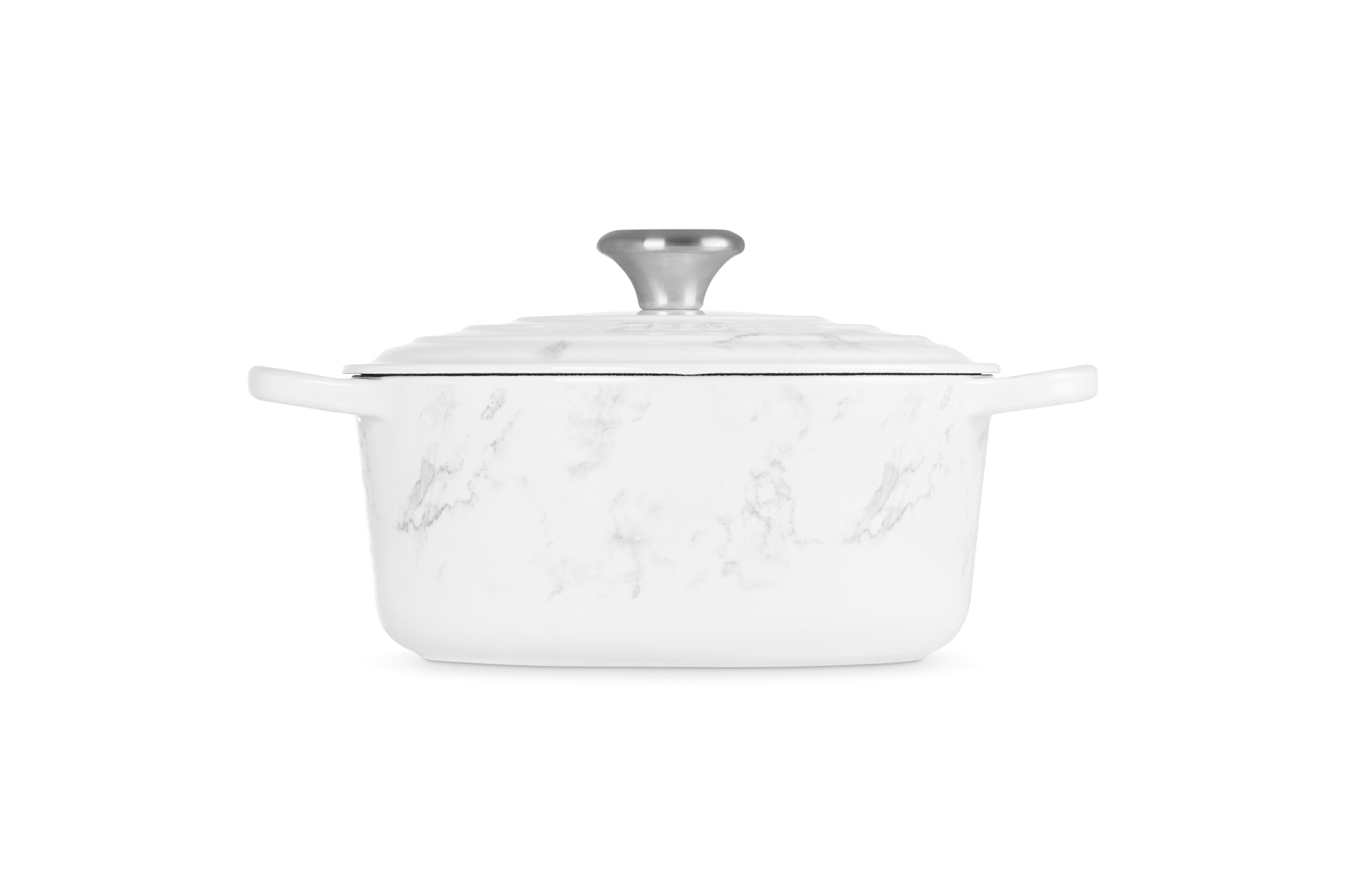 Le Creuset Signature Enameled 4.5 Qt. Round, Marble Collection Cast Iron Dutch Oven
