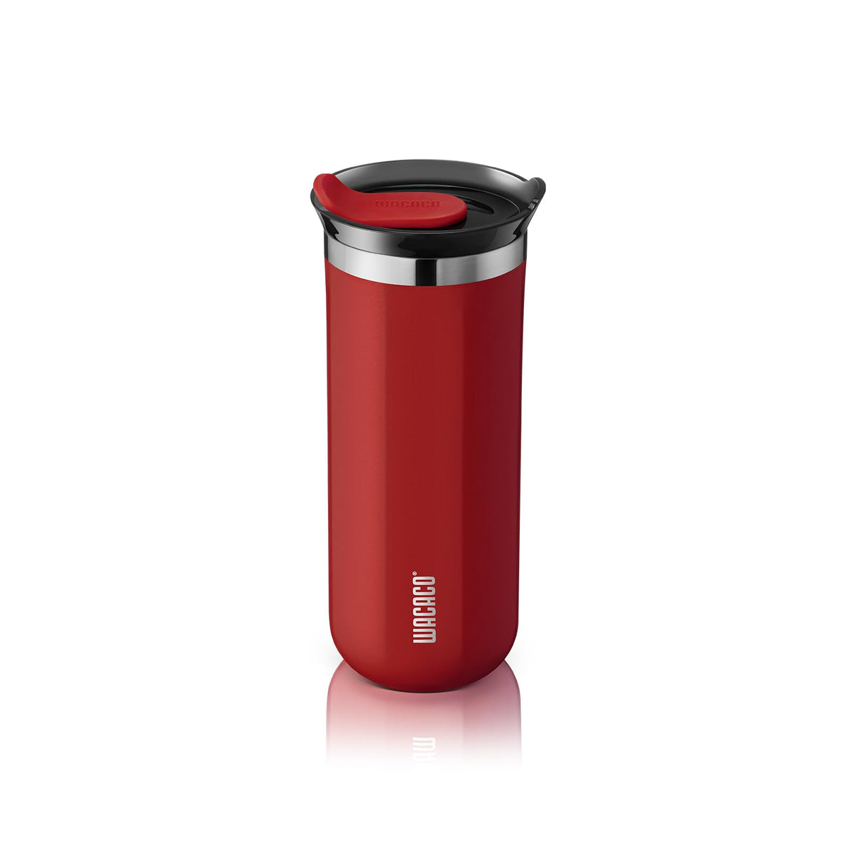 WACACO Octaroma Grande Vacuum Insulated Coffee Mug, 15 fl oz (435ml), Double-wall Stainless Steel Travel Tumbler With Drinking L