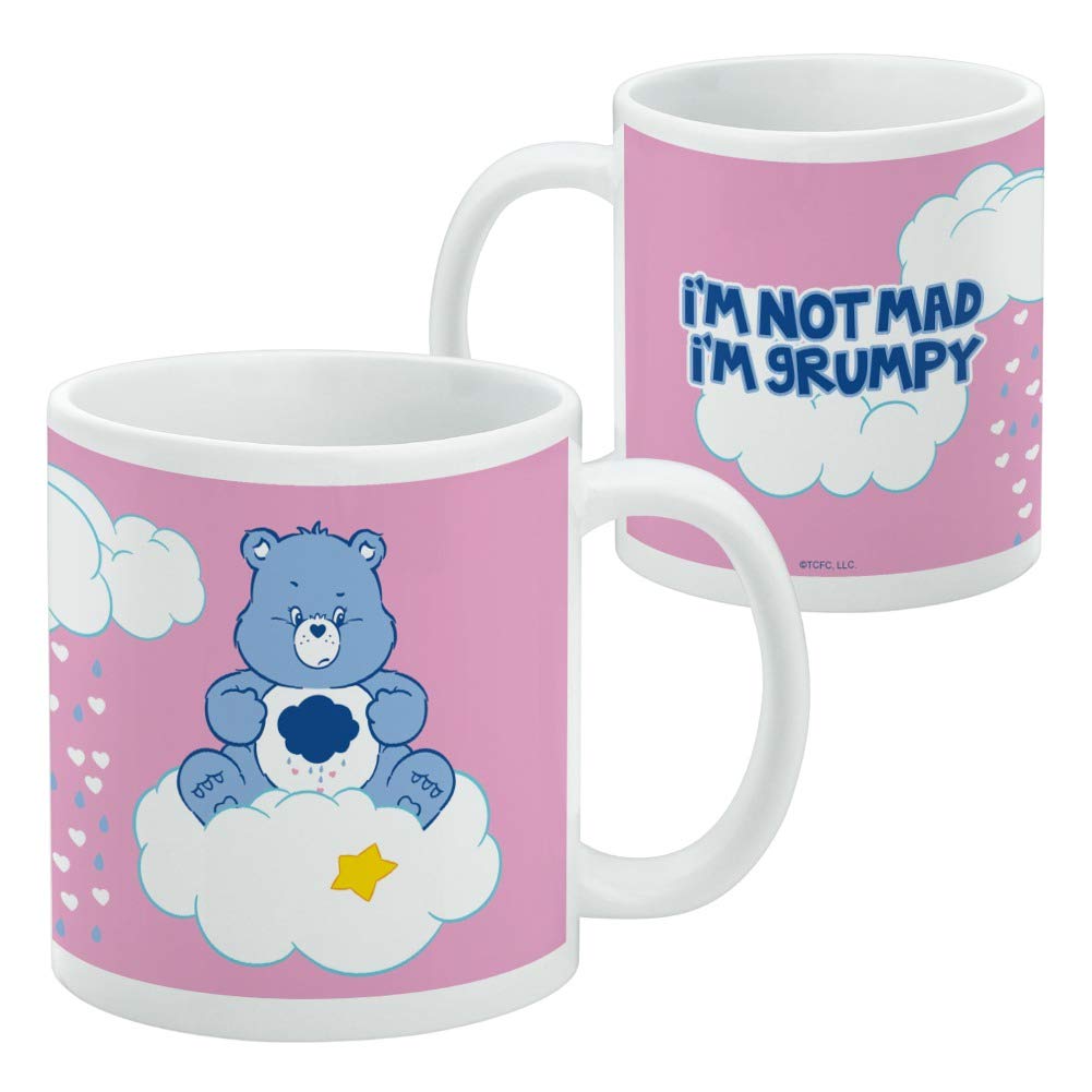 Graphics & More Care Bears Grumpy Bear Ceramic Coffee Mug, Novelty Gift Mugs For Coffee, Tea And Hot Drinks, 11Oz, White