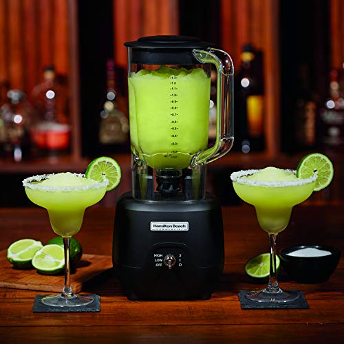 Hamilton Beach Commercial 908R 44Oz Bar Blender, 2 Speed, 1 Hp, Black (Hbb908R)