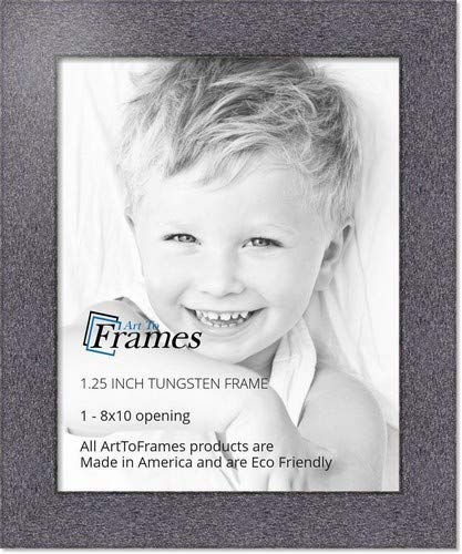 ArtToFrames 8x10 inch Tungsten Style Picture Frame, WOMBW26-443-8x10