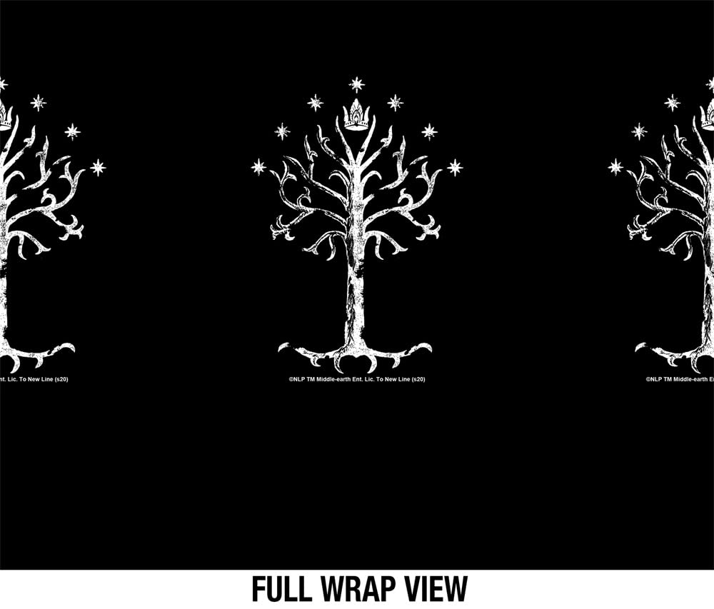 Lord Of The Rings Official Tree Of Gondor 24 Oz Insulated Canteen Water Bottle, Leak Resistant, Vacuum Insulated Stainless Steel