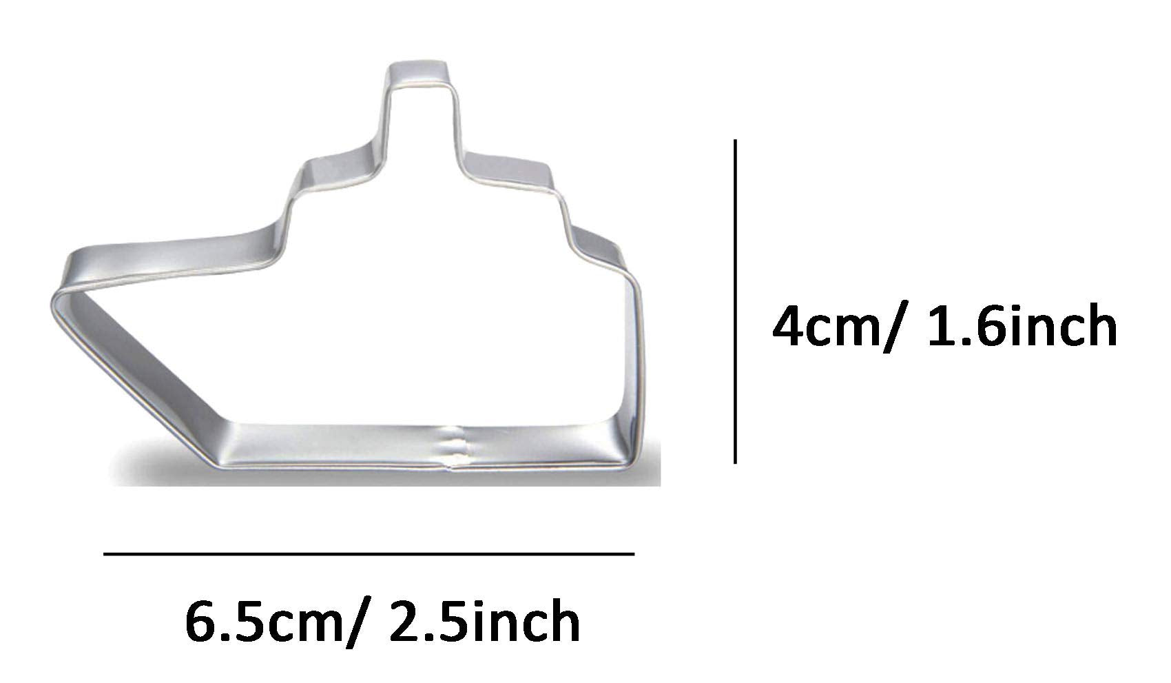 Zdywy Yacht Boat Ship Shaped Cookie Cutter