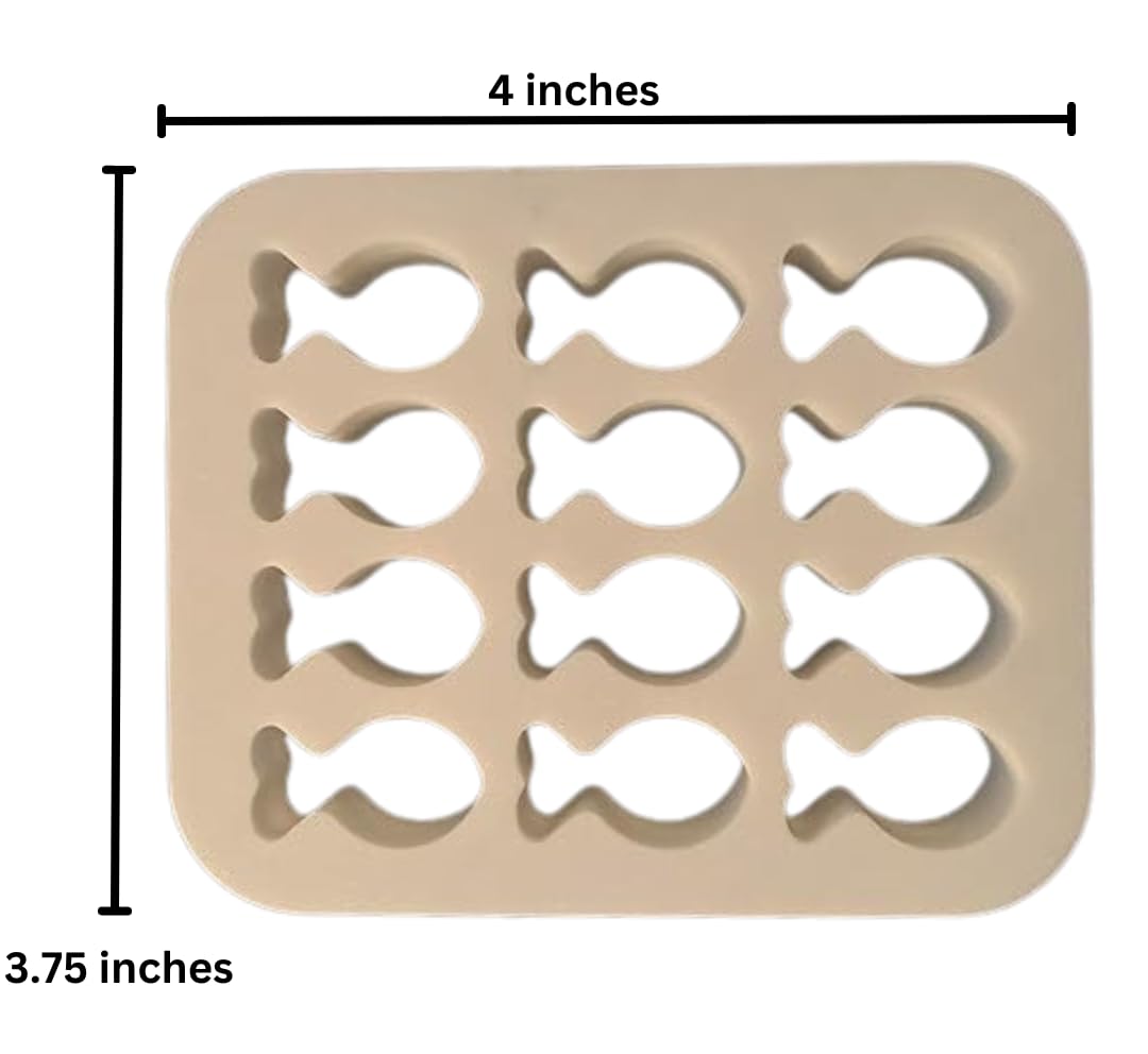 Mini Tiny Goldfish Fish Cracker Cookie Cutter Mold Baked Shaped Maker For Kids Mini Gluten Free Diy 1 Inch (Goldfish)