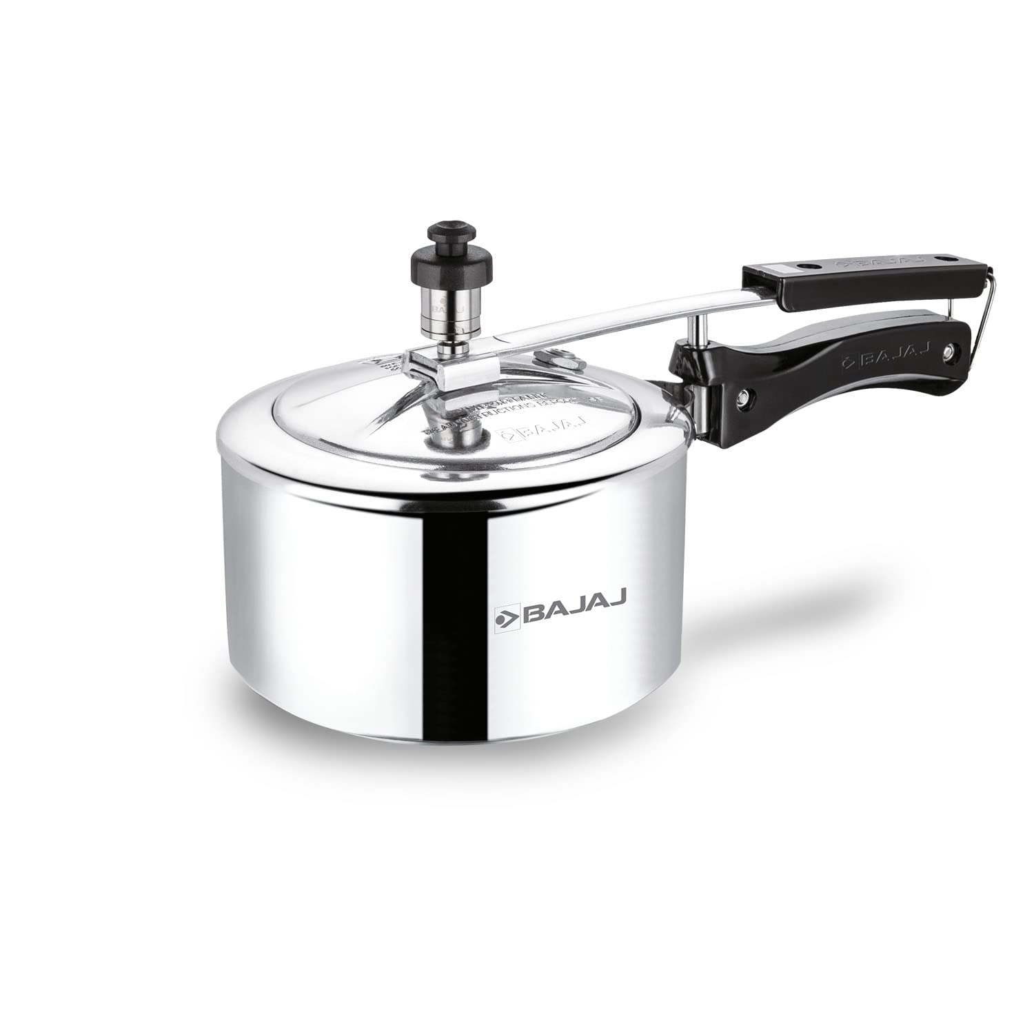 Bajaj New Shakti Ilpc 2 Liter Pressure Cooker | Induction Bottom | Aluminium | Inner Lid | Isi Certified | 1 Yr Warranty Grey/Si