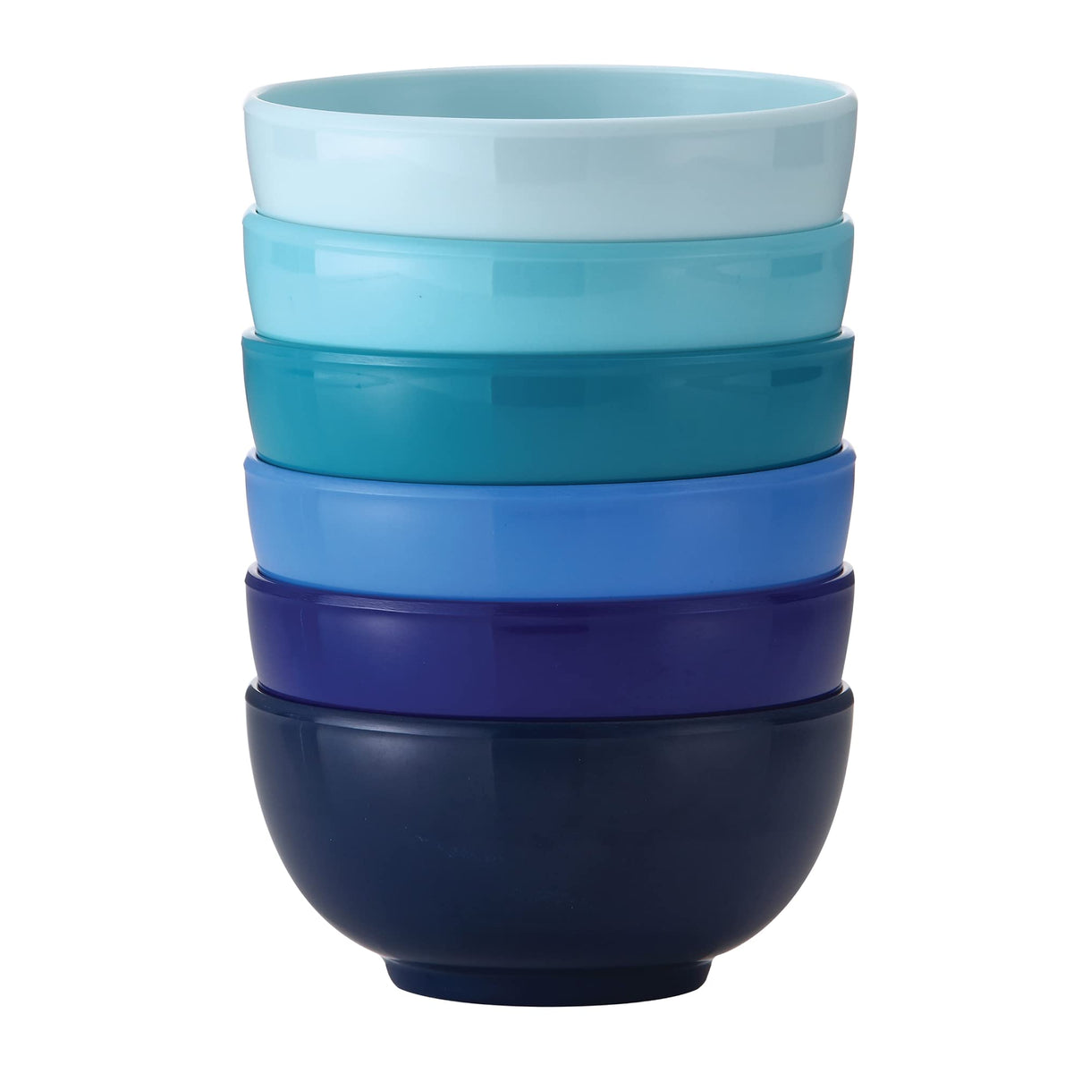 French Bull Melamine Small Bowls, 6-Piece Set, Small Serving Bowl - Snack, Condiment, Dip, Dessert, Ice Cream - Shatter Proof, F