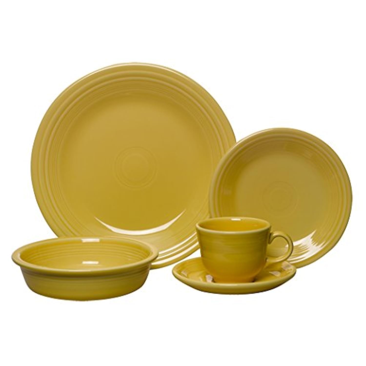 Fiesta 5-Piece Place Setting, Sunflower