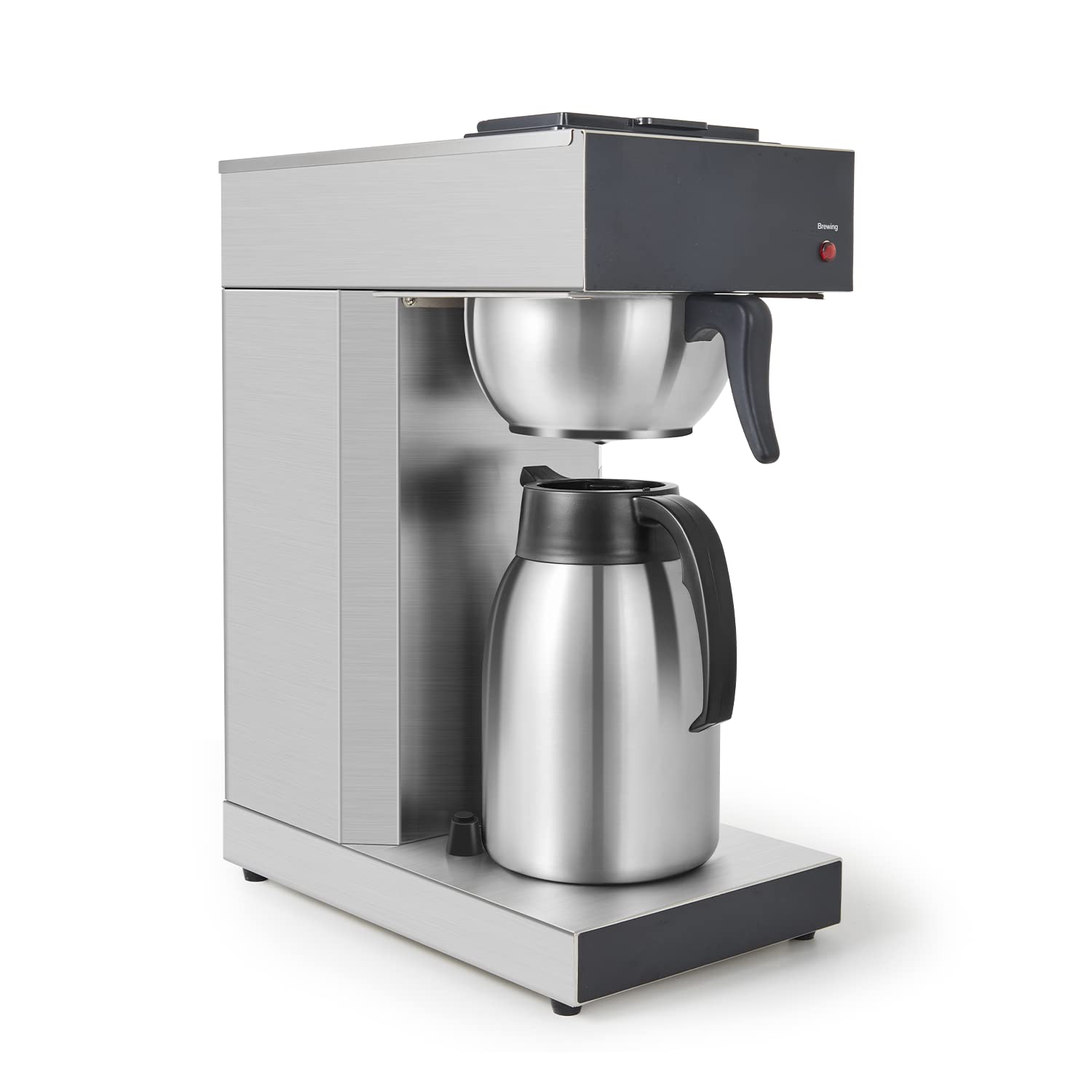 SYBO Commercial Coffee Makers 12 Cup, Drip Coffee Maker Brewer with 74Oz thermal carafe, Stainless Steel Cafetera SF-CB-1AA