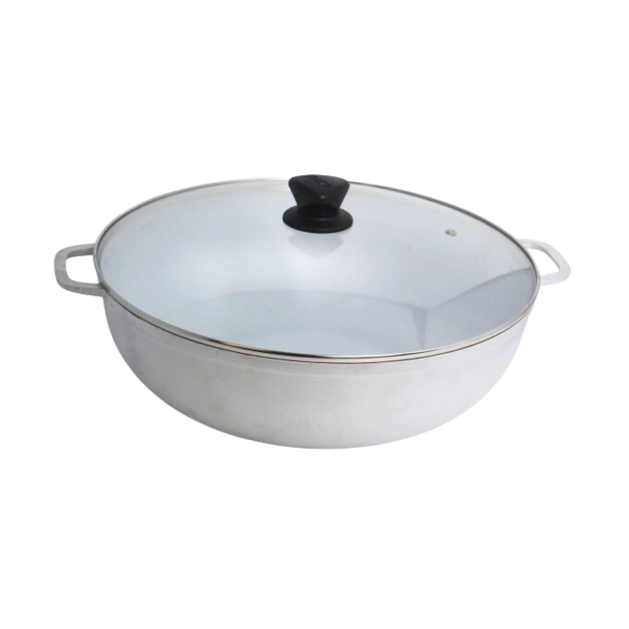 Imusa 11.0Qt Basic Caldero W/Glass Lid - 36Cm