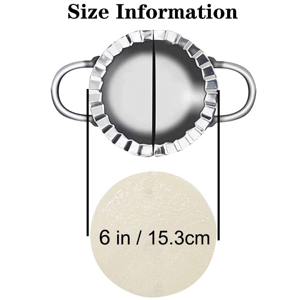 Stainless Steel Empanada Ravioli Maker Press, Auam Dumpling Pierogi Mold - Wonton Mould, Easy-Tool For Dumpling Wrapper Dough St