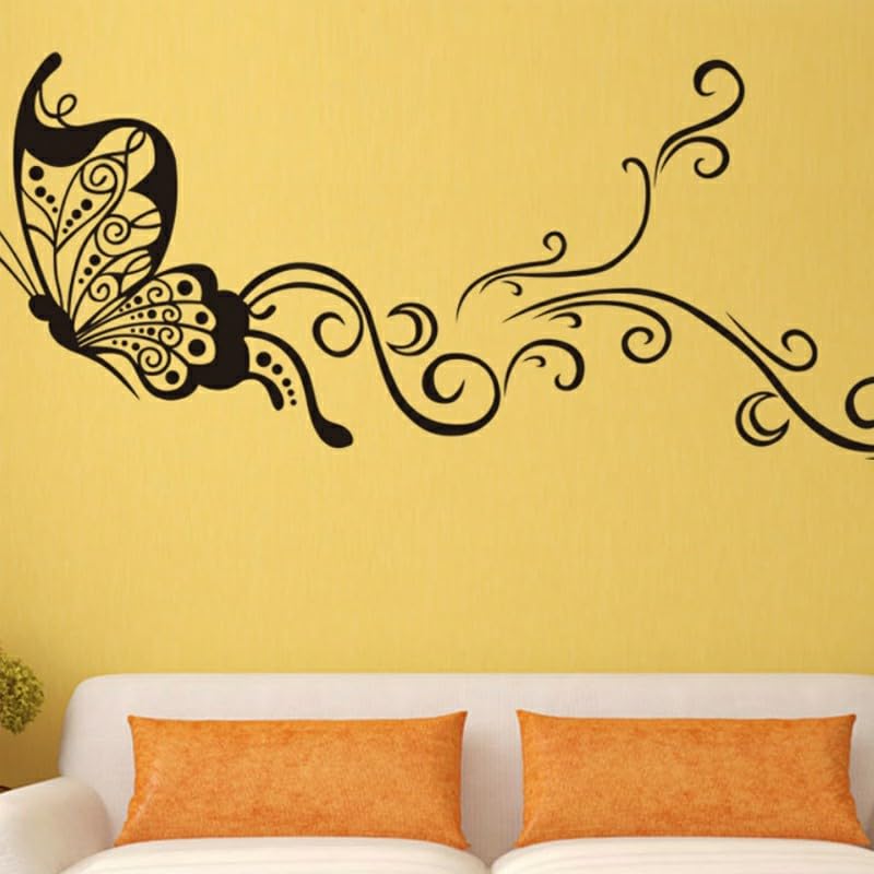 GADGETS WRAP Wall Decal Vinyl Sticker Butterfly Pattern for Office Home Wall Decoration