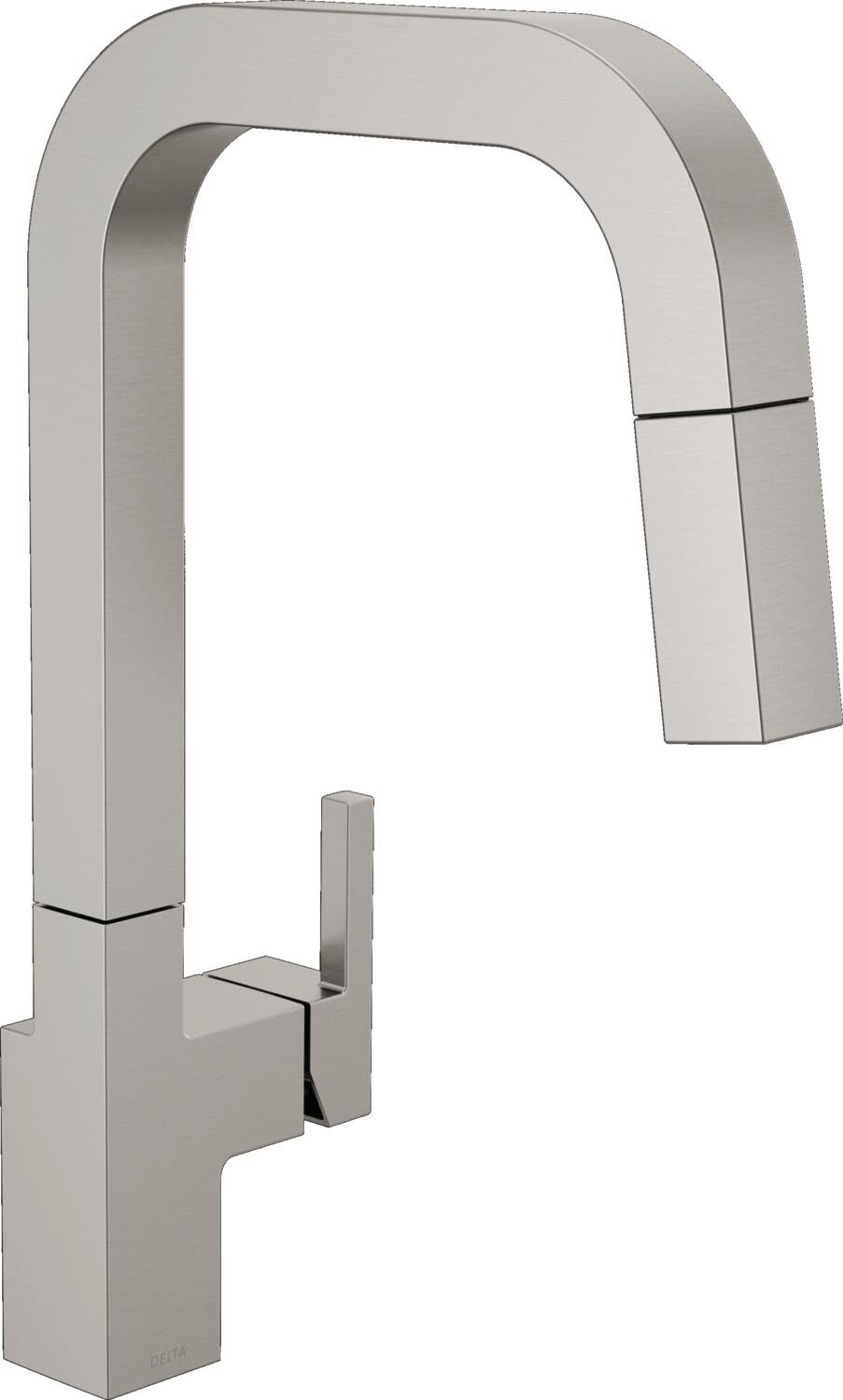 Delta Faucet Brushed Nickel Kitchen Faucet With Pull Down Sprayer, Ada Compliant, Dual Function Wand, Magnetic Docking Spray Hea