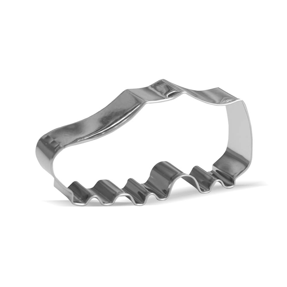 3.9 Inch Football Shoe Cookie Cutter - Stainless Steel