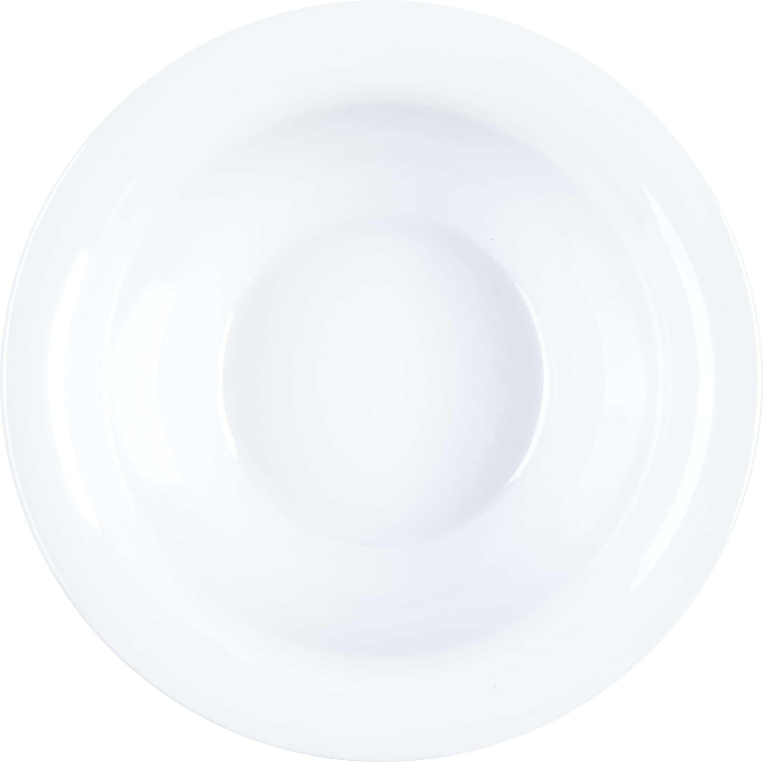 Carlisle Foodservice Products Sierrus Reusable Plastic Bowl For Buffets, Restaurants, And Home, Melamine, 10 Ounces, White, (Pac