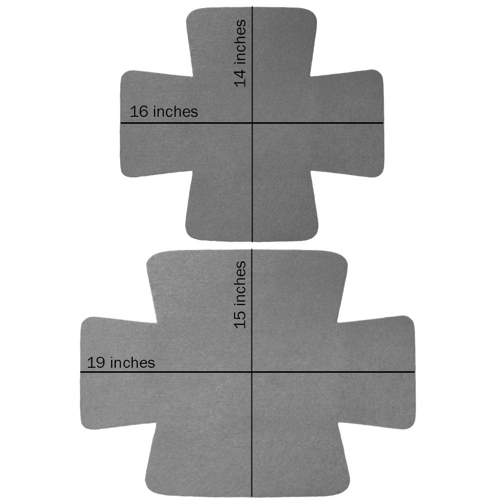 Evelots Bakeware/Cookware Scratch Protectors-Pots/Pan/Dish Dividers-Set Of 12 - Two Large Sizes-Extra Thick Felt - Prevent Chips