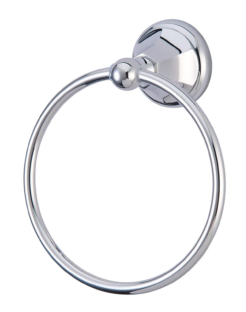 Kingston Brass BA4814C Metropolitan 6-Inch Towel Ring  Polished Chrome