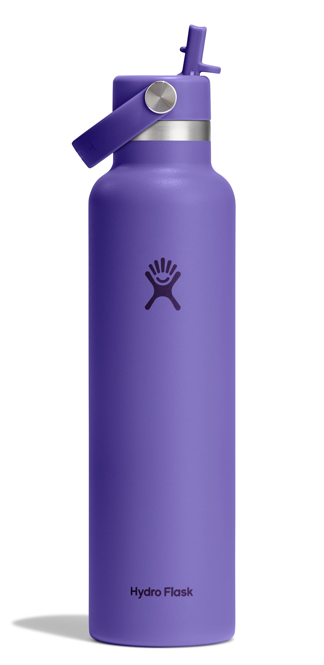 Hydro Flask Water Bottle  Insulated Stainless Steel  Straw Lid, Non Spill, Leakproof in 24 Oz Popstar Pink