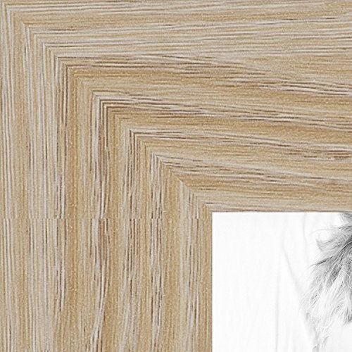 ArtToFrames 12x18 Inch Brown Picture Frame, This 1.25 Custom Poster Frame is Natural Oak - Barnwood Style, for Your Art or Photo
