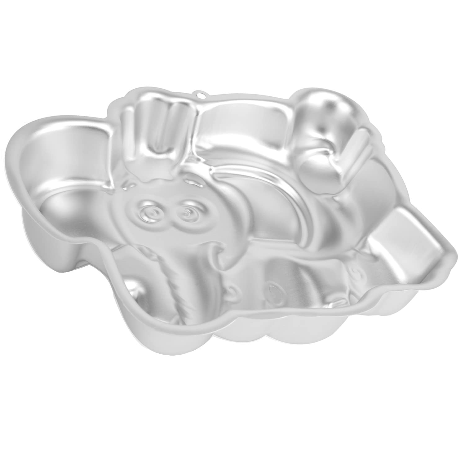 Pormasbenzer 10-Inch Elephant Shaped Cake Pan Mould Aluminum 3D Animal Diy Cake Baking Pan For Birthday, Anniversary, Party, Chr