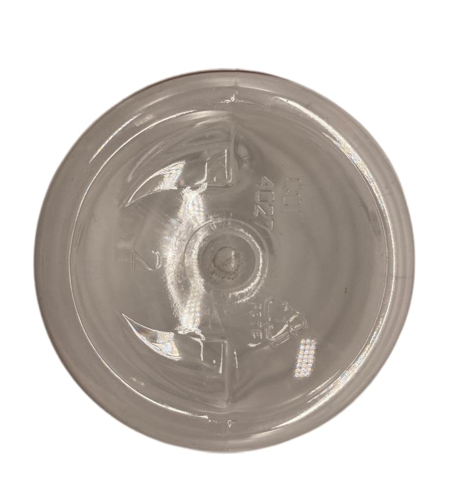 Natural Farms 6 Pack- 8 Oz Clear Pet Boston Round Plastic Bottle With White Pump- Made In The Usa