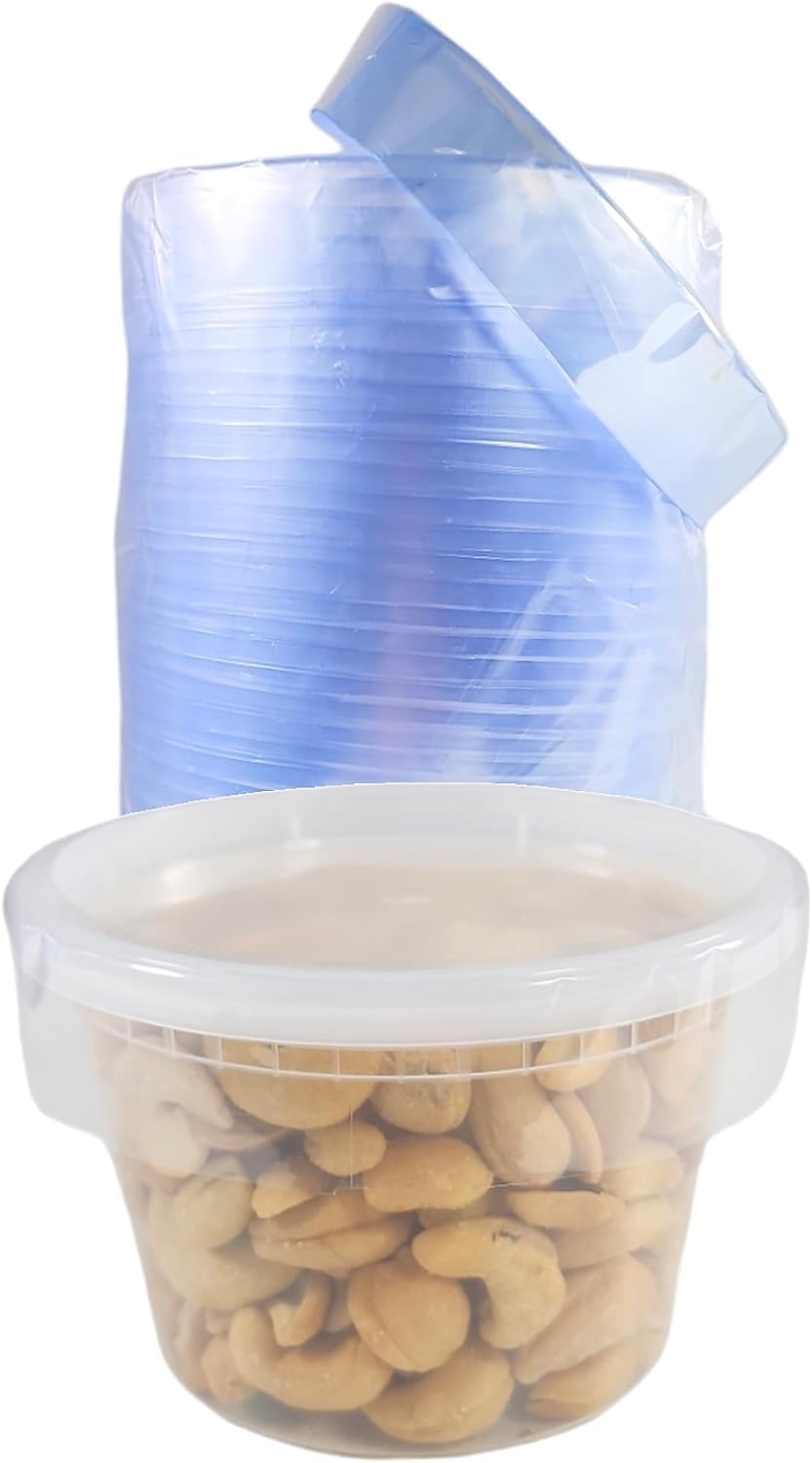 Clear Heat Shrink Bands - Fits Round Plastic Soup/Deli Container 250/Pk (Pack of 250)