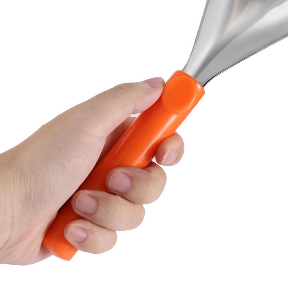 Luozzy 3Pcs Manual Pumpkin Corer Scoop Pumpkin Pulp Separator Stainless Steel Pumpkin Scooper (Orange, Purple, Black)