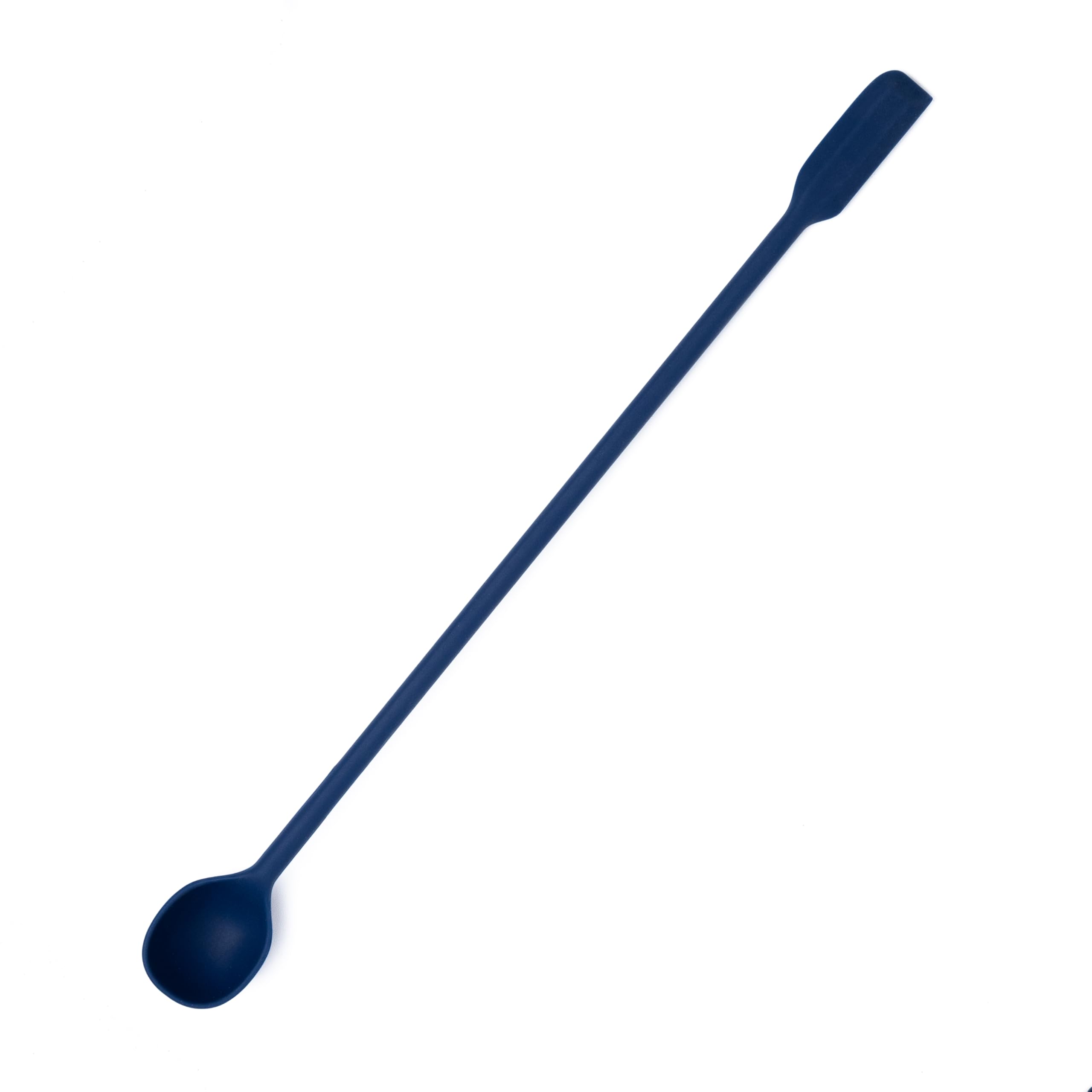 Fox Run Silicone Jar Scraper, Dual Sided With Tiny Spatula and Spoon, 11