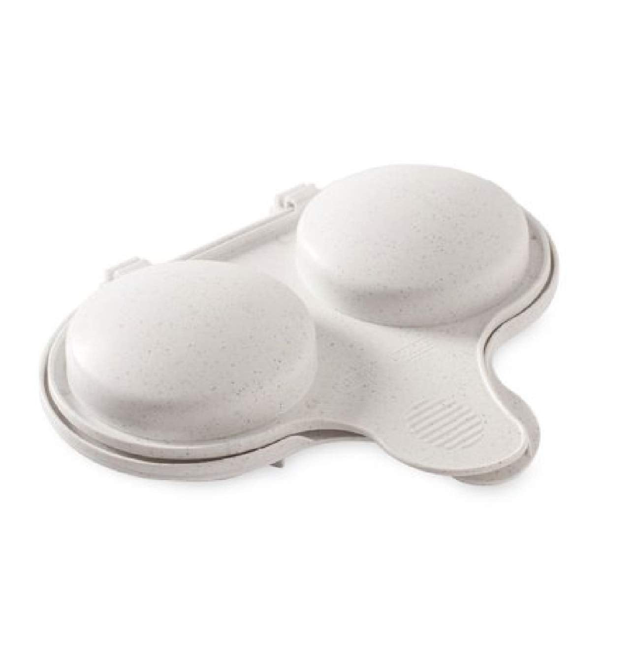 Nordic Ware 71/4 in. W x 63/8 in. L White Egg Poacher