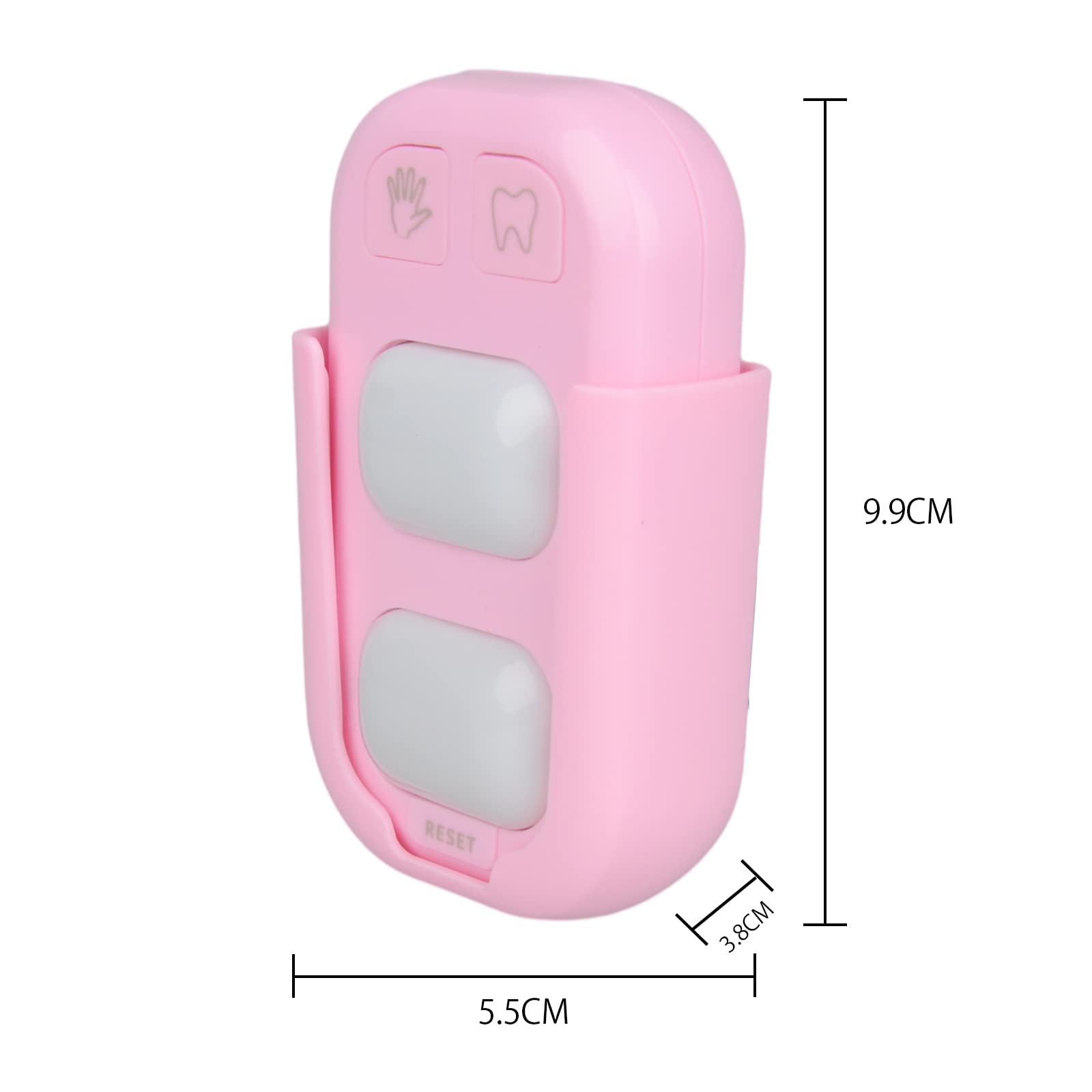 Timer For Kids, 2 Minutes Teeth Brush Timer,20 Seconds Bathroom Hand Washing Timer, Color Indicator Light Stick On Bathroom Time