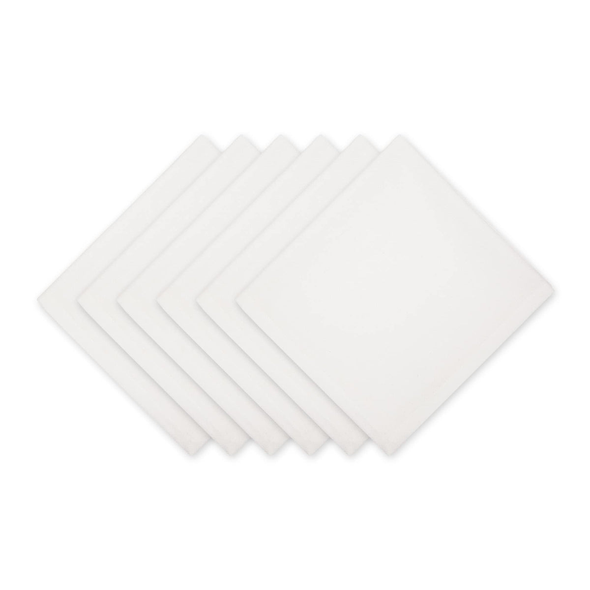Dii Variegated Tabletop Collection, Napkin Set, 20X20, Off-White, 6 Piece