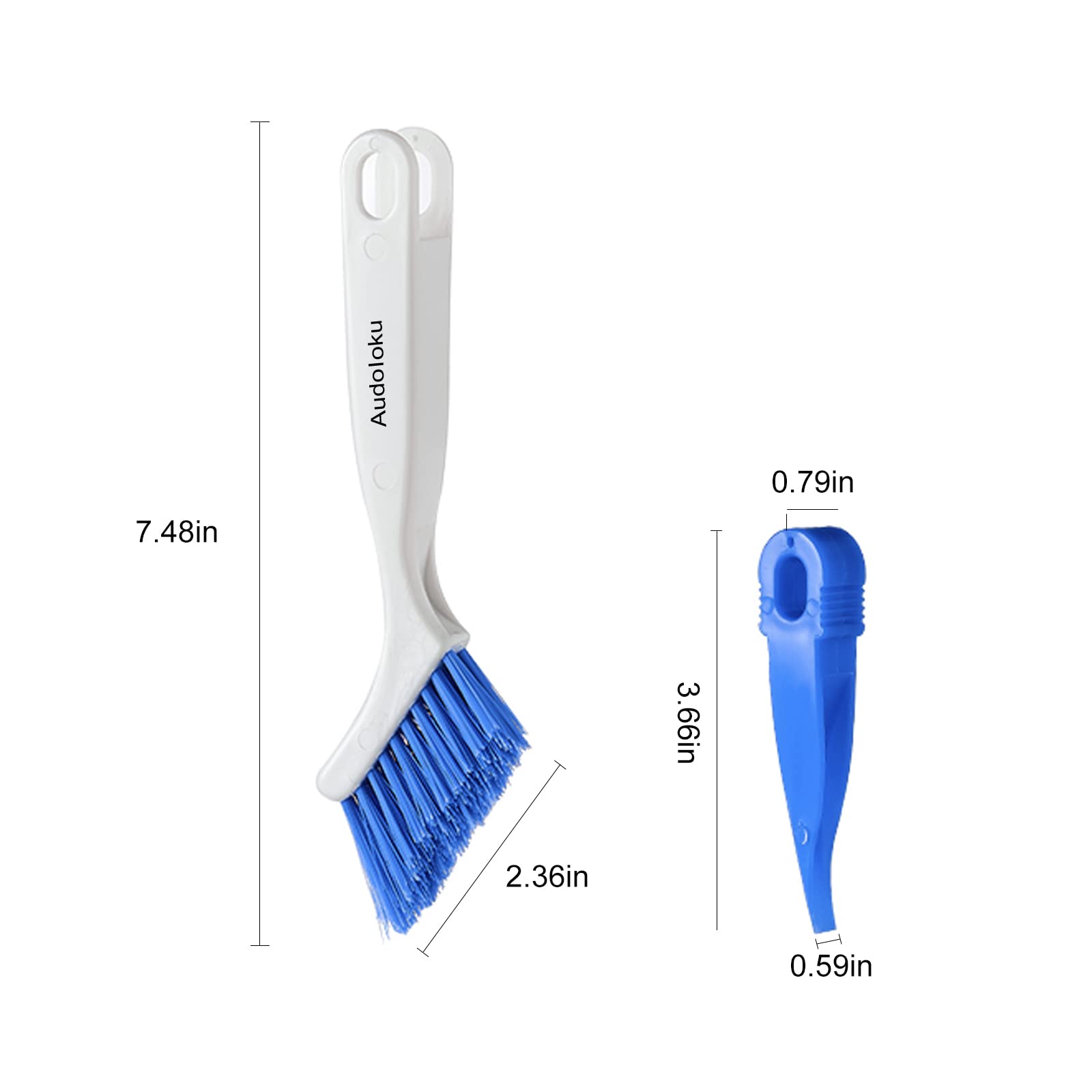 Audoloku 3Pcs Crevice Brush Gap Deep Cleaning Brush Small Detail Kitchen Scrub Brush Window Groove Sliding Door Track Home Clean