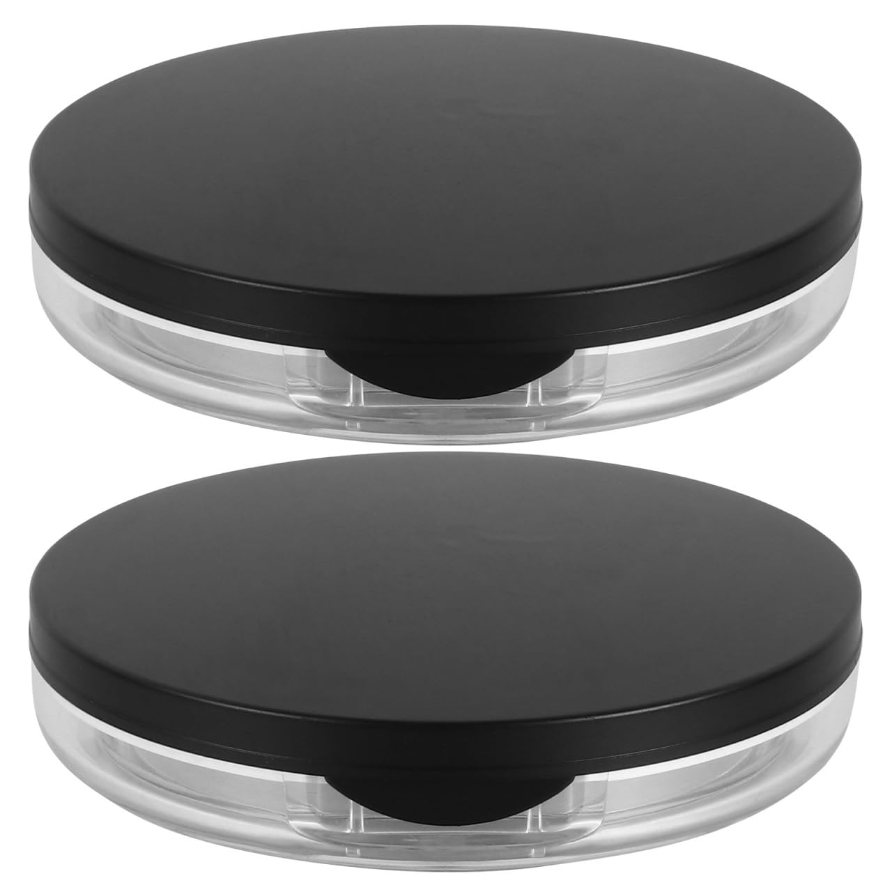 Refillable Powder Container, 5g Empty Case with Puff, Travel Size Loose Powder Box for Women Travel Daily Cosmetic Storage