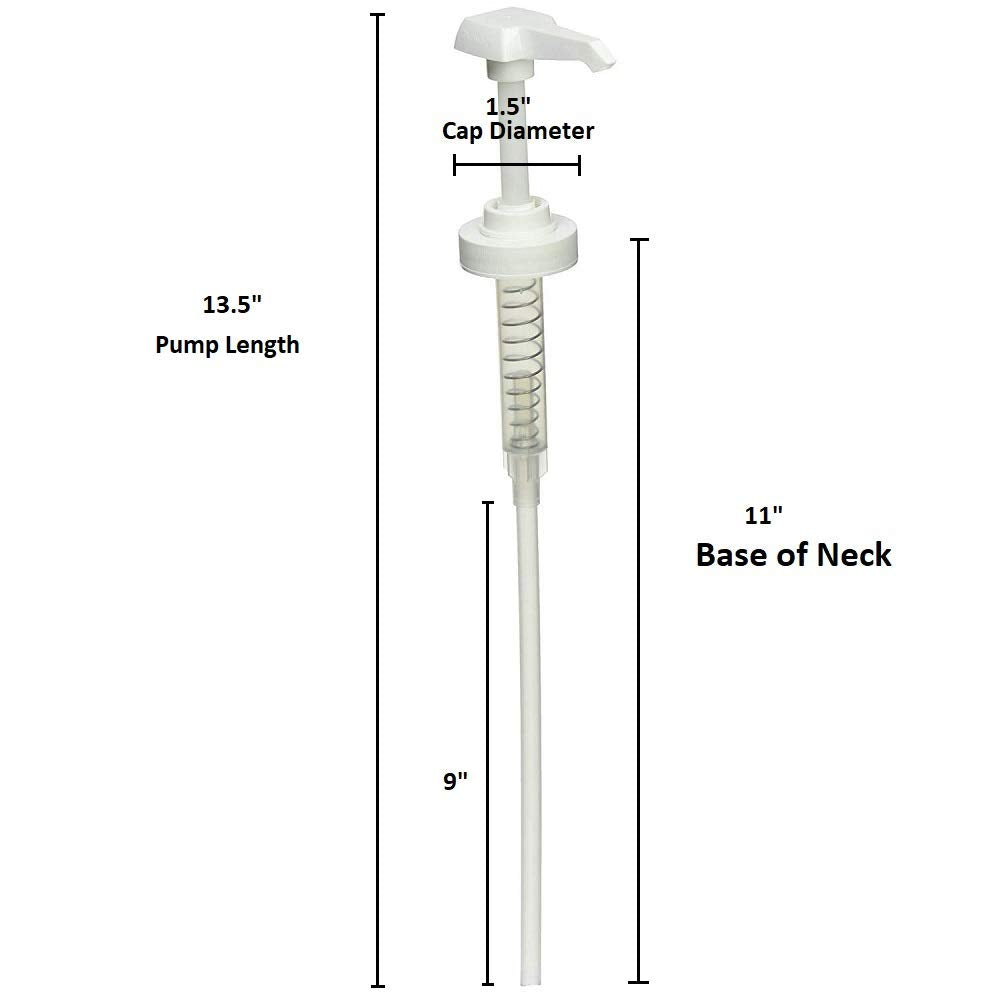 Comfort Axis Pump Dispenser For Hibiclens Skin Cleanser 16 Oz And 32 Oz And Trimmable 11    Dip Tube