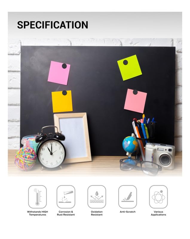 TOWNBUS | 18mm x 4mm | 30 Nos of Round Disc Magnets | decorative Magnets for Handworks, Fridges & DIYs