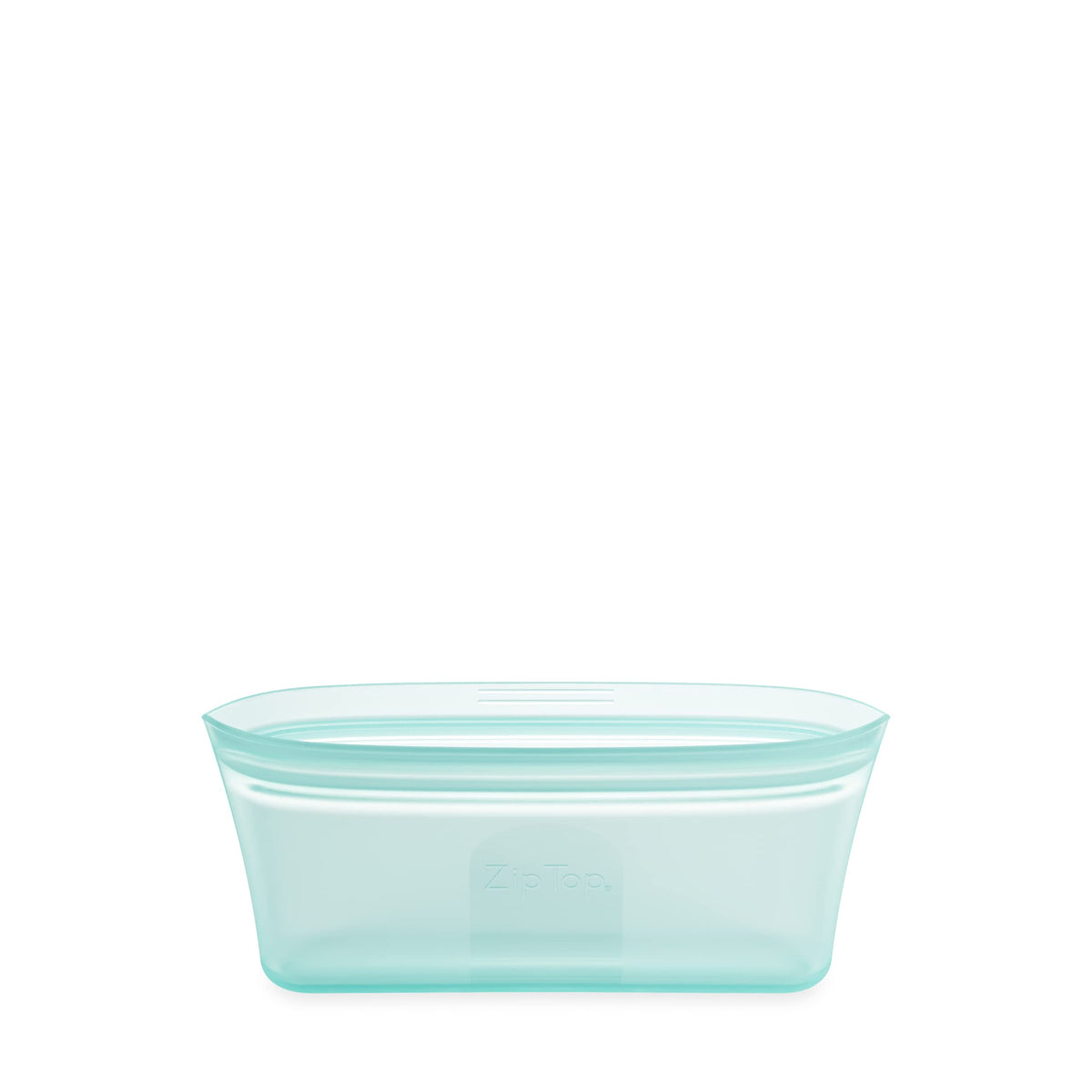 Zip Top Reusable Food Storage Bags | Snack Bag [Teal] | Silicone Meal Prep Container | Microwave, Dishwasher And Freezer Safe |