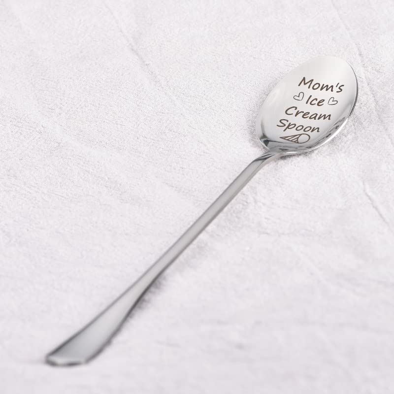 Gifts For Mom Ice Cream Spoon From Daughters Sons Mother Spoon Gift For Mom Mothers Day Birthday Gifts For Mama Spoons Engraved