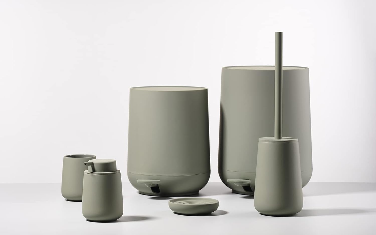 Zone Denmark Modern Elegance Nova Bathroom Bin, Cosmetic Bin, And Waste Bin - Sleek Design For Stylish Bathrooms And Efficient W