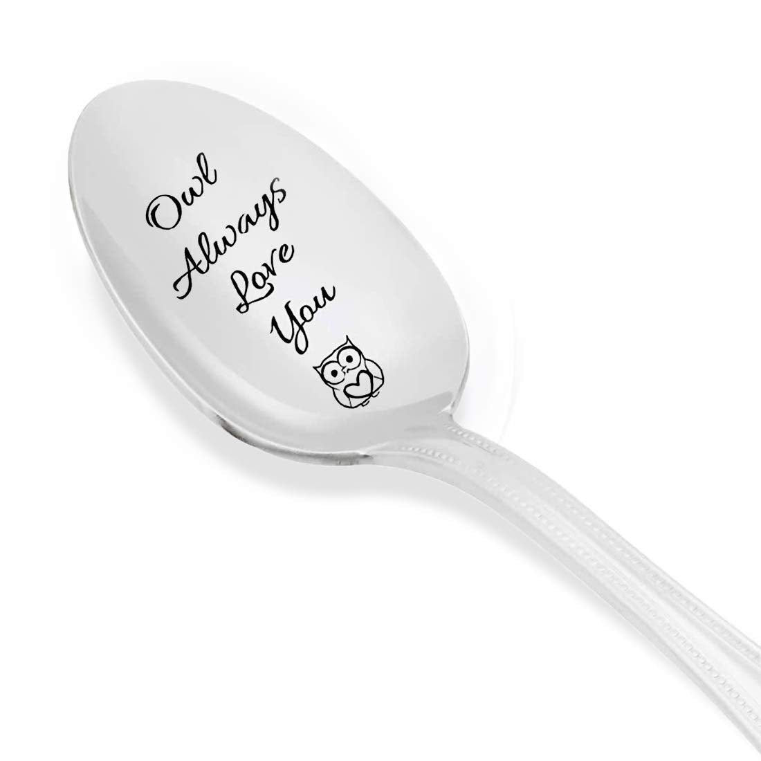 Owl Always Love You - Owl Gifts - Engraved Spoon - Coffee Lover - Engraved Silverware - Funny Gifts - Unique Gifts - Engagement