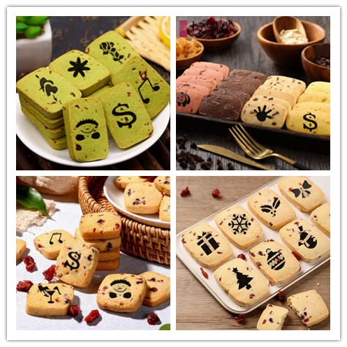 36 Coffee Decorating Stencils + 1 Stainless Steel Mesh Powder Shaker + 1 Coffee Latte Art Pen, Magnoloran Foam Latte Art Stencil