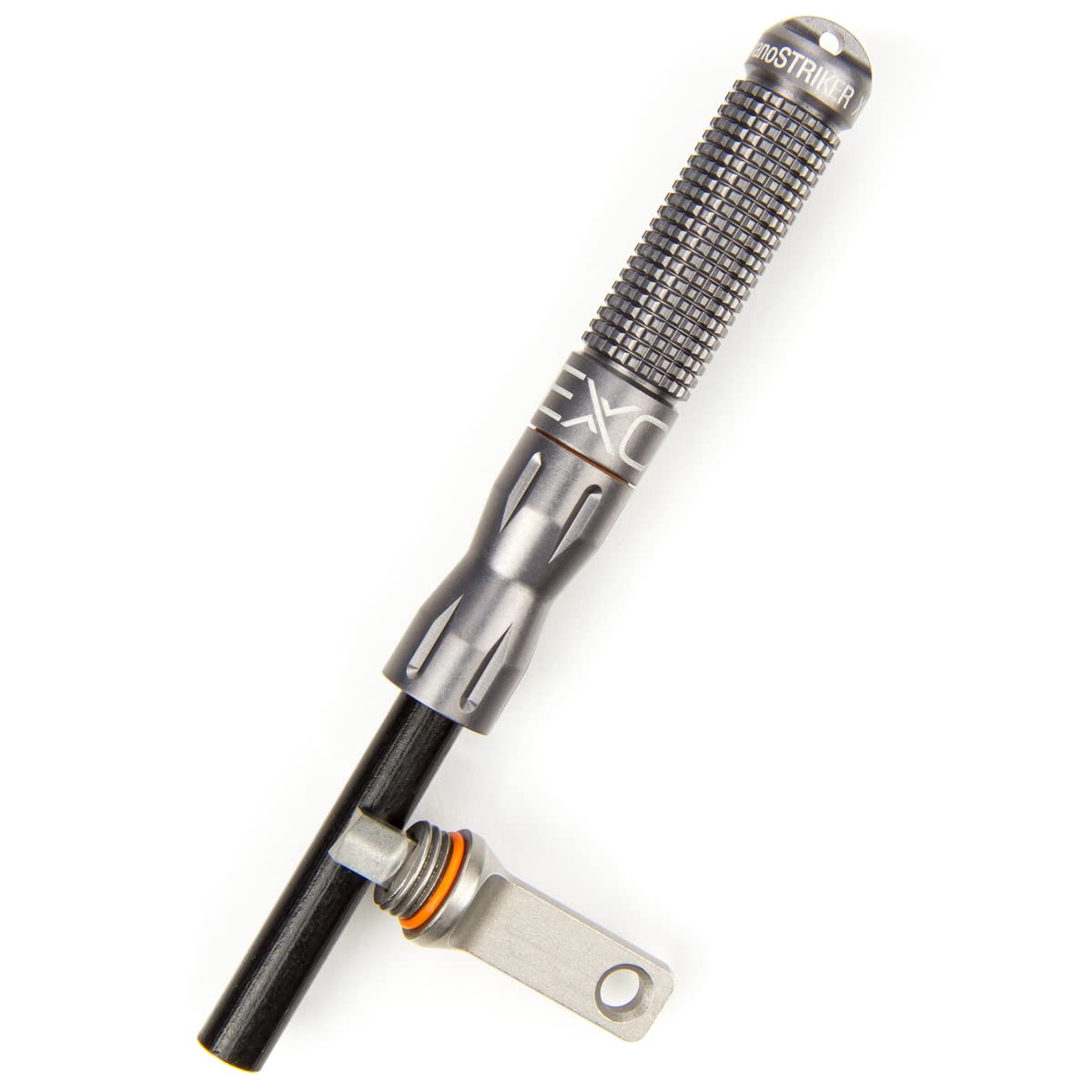 Exotac Nanostriker Xl Self Contained Ferrocerium Fire-Starter With Stainless Steel And Tungsten Carbide Striker, Waterproof 1/4