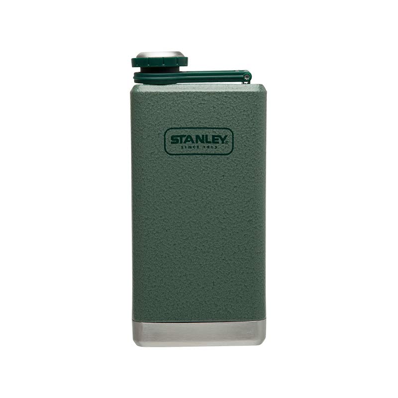 STANLEY Adventure Stainless Steel Flask 8oz Hammertone Green