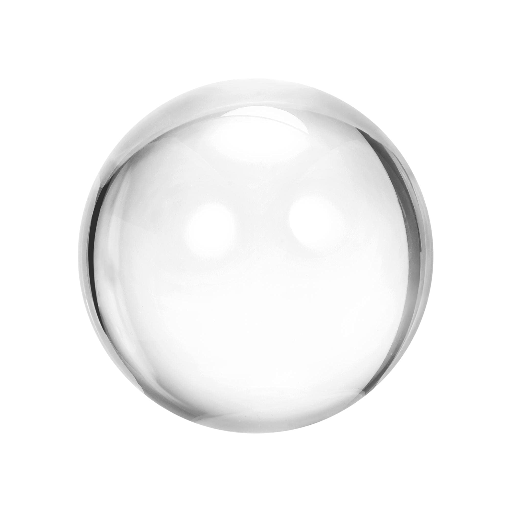 uxcell Acrylic Clear Contact Juggling Ball 2 Inch - 50mm with Ball Bag