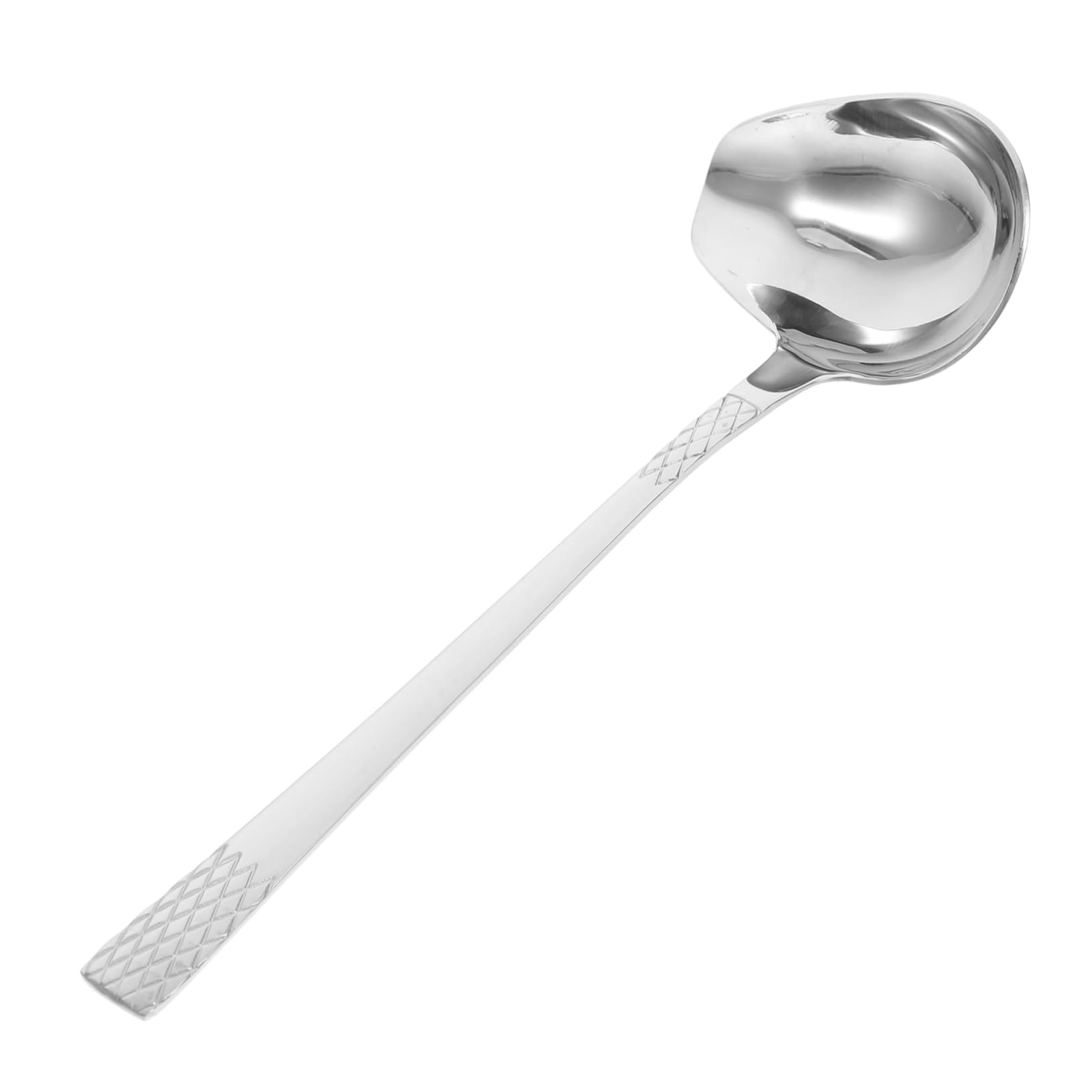 Dinner Spoon Stainless Steel Soup Ladle Pouring Spout Steel