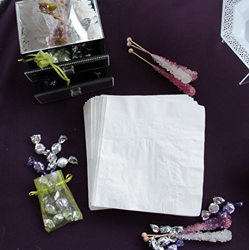 Premium White Napkins, 3 Ply Dinner Napkin Cloth Like | Value Pack 300 Count