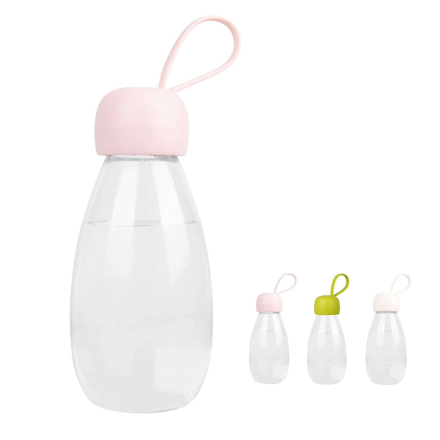 Emoi Bpa Free Water Bottle, 12Oz/360Ml Cute Water Bottle With Carrying Strap, Ideal For Kids Boys Girls Students Women Healthy H